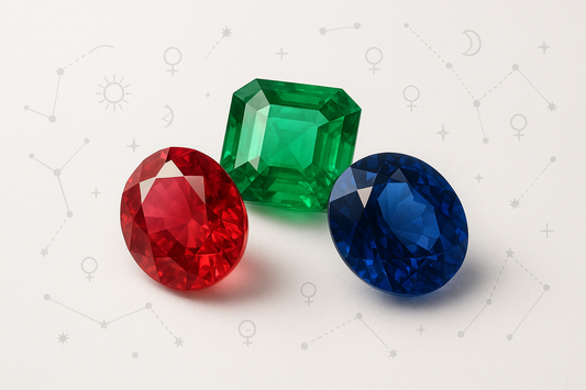 Astrological Gemstones: Unlock Your Planetary Power with Ruby, Emerald, and Sapphire