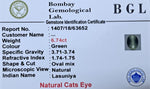 Cats Eye 6.74ct Certificate