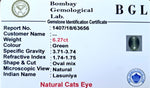 Cats Eye Certificate