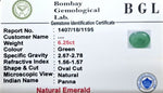 Emerald Certificate