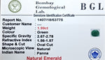 Emerald Certificate