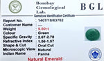 Emerald Certificate