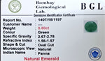 Emerald Certificate