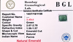 Emerald Certificate