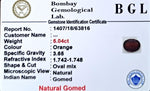 Hessonite Certificate