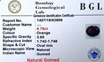 Hessonite Certificate