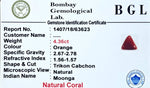 Red Coral Certificate